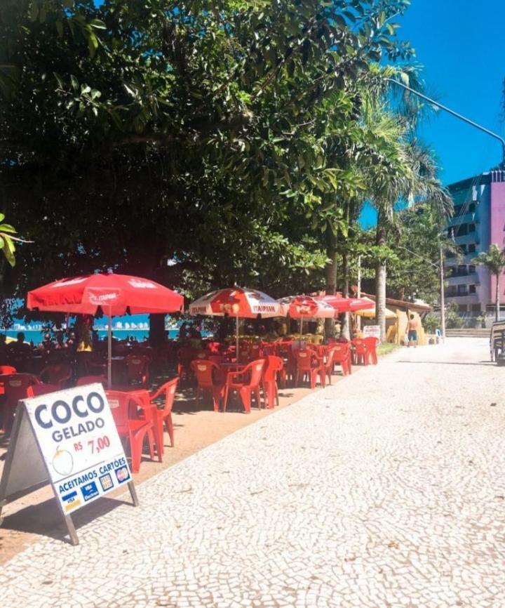 Apartamento Dona Frida Prainha Com Wifi Pe Na Areia Caraguatatuba Bagian luar foto