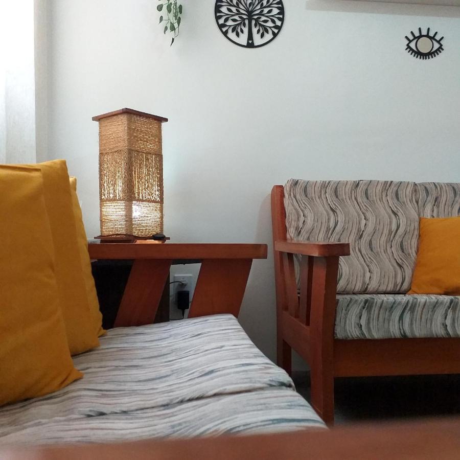 Apartamento Dona Frida Prainha Com Wifi Pe Na Areia Caraguatatuba Bagian luar foto