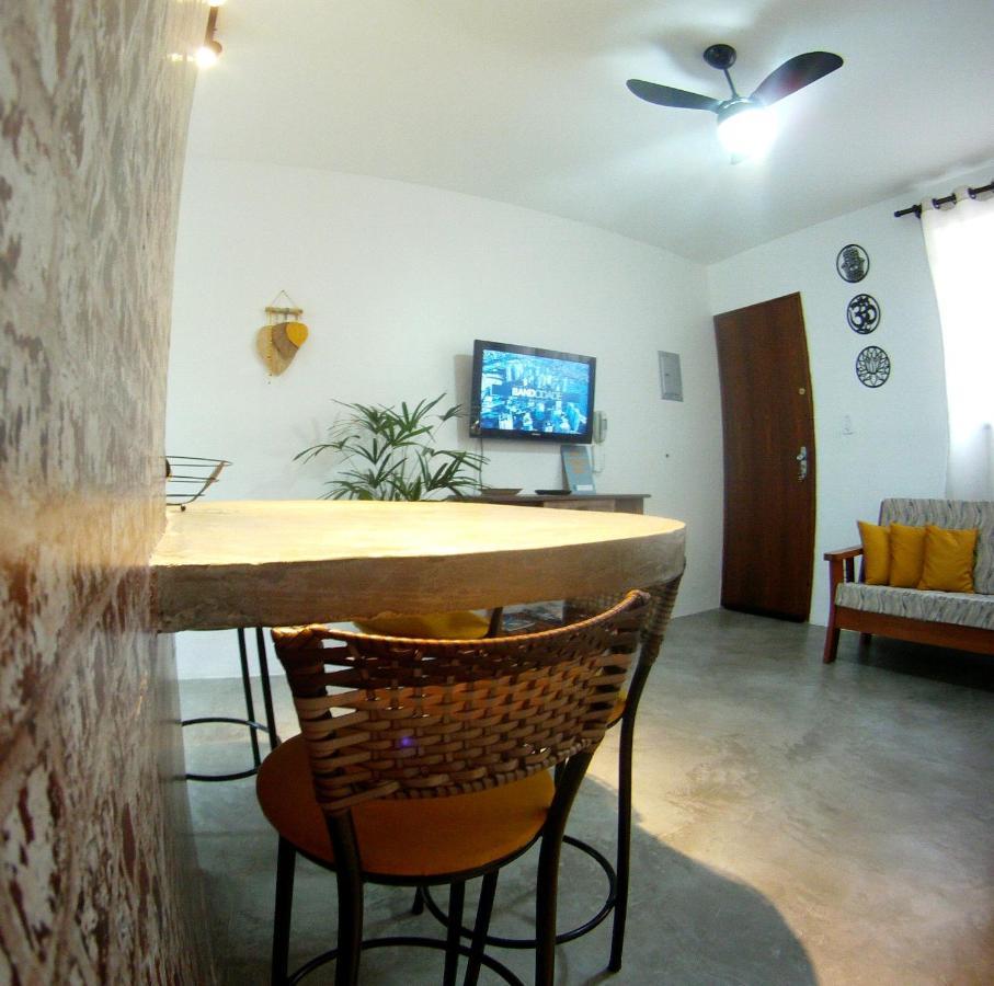 Apartamento Dona Frida Prainha Com Wifi Pe Na Areia Caraguatatuba Bagian luar foto
