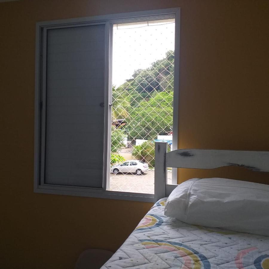 Apartamento Dona Frida Prainha Com Wifi Pe Na Areia Caraguatatuba Bagian luar foto